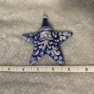 Star Santa Ornament